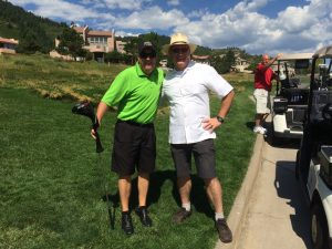 Scratch golfer Jeff Cummings of Duffy Crane with Brendan Dawson, Founder - Accident Plan.com